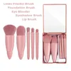 Makeup Borstes Soft Fluffy Mirror Set för Cosmetics Foundation Blush Powder Eyeshadow Kabuki Blending Brush Beauty Tool 230922