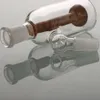 Pot de bouteille de collecteur de fumée en verre coloré, joint mâle de 14mm en gros/bouteille de collecteur de fumée en verre NC/pot de collecteur de fumée en verre NC