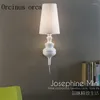 Wall Lamp European Modern Minimalist Led Guards Creative Home Furnishing Study Bedroom Bedside