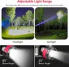 Head lamps T51 Induction LED Headlamp 2000mah Super Bright Flashlight Rechargeable Zoom Headlamp Waterproof Camping Hunting Headlight HKD230922