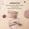 Bâton correcteur CARSLAN intérêt particulier tricolore cosmétique poudre Palette Contour bronzant mat miroitant paillettes surligneur pour le toilettage du visage 230921