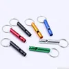 Party Favor 1000 Pcs Outdoor Safety Survival Emergency Whistle Key Chain Aluminum Alloy Metal For Hiking Camping Mix Color