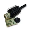 Boîtes de rangement Bacs Brosse à cheveux Peigne Conteneur creux Black Stash Safe Diversion Secret Security Brosse à cheveux Den Objets de valeur Accueil Boîte Dro Dhjhs