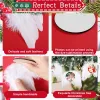 Heat Transfer Angel Wings Ornament Christmas Decoration Feathers Pendant Round Aluminium sheet DIY Christmas Tree Hanging Tag JJ 9.22