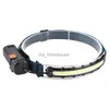 Head lamps Sensor LED Wearable Headlamp EPG/XPG+COB Headlight 2000mAh 18650 USB Rechargeable Portable Floodlight Work Light COB HKD230922