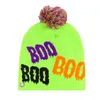 Chapeaux de créateurs de mode LED Halloween Pumpkin Hat avec balle Bleie tricot chapeaux fête pour enfants adultes décoration de capuchon d'hiver Men et femmes Q165