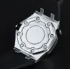 Reloj para hombre Caja esmerilada Diseñador Reloj de movimiento de cuarzo de lujo Tamaño de alta calidad 42 mm Correa de acero inoxidable Relojes de zafiro impermeables