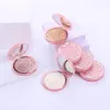 Bronzers Highlighers 6 Färger Blomma Glow Powder Diamond Bronze Body Highlighter Face Makeup Ljusande Markering Pressed489