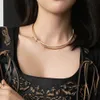 Chokers Fashion Talent Luxury Designer Knot Necklace Women's Large Collar Ball Accessories Exquisite Girlfriends Gifts Gorgeous Street 230921