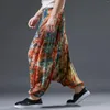 Männer Hosen Männer Tie-dye Baggy Low Drop Schritt Lose Streetwear Jogginghose Männliche Oversize Jogging Hose Nepal Boho flüssigkeit