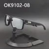 Neue 0akley Designer-Sonnenbrille Damen 0akley Sonnenbrille Sport Herren-Sonnenbrille Uv400 Hochwertige polarisierte PC-Linse Revo Tr-90 Rahmen - Oo9102 4h1v9