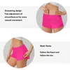 Short de Yoga chaud pour femmes avec ceinture élastique et poches, parfait pour l'exercice et la course, tenues de Yoga pour vêtements Fiess