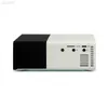 Projector LCD LED Portable Mini projector Video Pixel Media LED light Player Home protection stand L230923