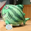 Plush Dolls Shark Melon Doll Plays Funny Shark Carving Fish Shark Fork Doll Hand Sand Carving Plush Sand Carving Toy Doll Trick Gift 230922