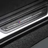 Accessories Door Sill Scuff Plate Guards Carbon Fiber Door Sills Protector Stickers For BMW F10 F30 F34 E70 X1 X5 X6 Car Styling239g