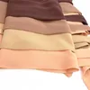 Sjaals Effen kleur Chiffon Hijab Sjaal met verband Premium Tie Back Instant Hijaabs Maleisische hoofddoeken Moslim Sjaal Wrap Hoofdband 230921