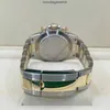Zegarki designerskie Rolx Luksusowe zegarki na nadgarstki Maker 40 mm Kosmograf 116503 904L Żółty Ton Gold Diamond Cal4130 Chronograph Automatyczna mechanika x5fcn