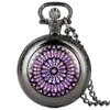 The Notre Dame De Paris Cathedral Display Watches Antique Quartz Pocket Watch Necklace Chain Clock Souvenir Gifts for Men Women277z