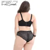 Bh-sets FallSweet Plus Size Bh-set Dames Push-up kanten beha en slipset Ondergoedset slipje D E Cup xl 2xl 3xl 4xl Q230922