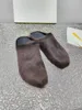 Slippers Slippers Horsehair للزوجين ، وحجم نسيج الحصان 35-40