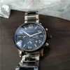 マンウォッチステンレス鋼の男性カジュアル腕時計機械自動スポーツ新しい時計透明ガラスMB053177