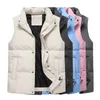 Men's Vests Heated Vest 8XL Solid Fashion Autumn Women's Jacket Large Size High Quality Sleeveless Warm Coats Fishing Cold 230921