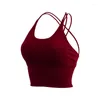 Reggiseno sportivo per abbigliamento da yoga per donna push up da corsa canotta crop top reggiseni sexy senza cuciture palestra abbigliamento fitness da donna taglie forti