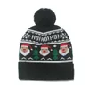 LED Chapeau tricoté de Noël Enfant Adultes Père Noël Bonhomme de neige Renne Elk Festivals Chapeaux Cadeaux de fête de Noël Casquette Chapeaux de créateurs de mode Bonnet pour hommes et femmes q110