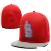 Boll Caps Fashion 10 Styles STL Letter Baseball for Men Women Sport Hip Hop Gorras Bone Fitted Hats H6-7.4 Drop Leverans Accessorie DHH0K