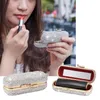 Ladies Clip Holder Daily Lipstick Case Party Fashion Gift With Mirror Organizer Home Travel Universal Luxurious Shiny Diamonds1310n