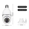 Cámaras IP 2.4G Wifi Luz Socket Seguridad Inalámbrica Full HD 1080P Cámara 230922