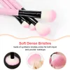 Makeup Brushes 13 Pcs Pink Set Foundation Blush Powder Eyeshadow Lip Blending Beauty Tool Cosmetic with 2 Podwer Puff 230922