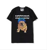 2023 Moschino Designer High-grade Women's Cotton T-shirt Men's and Women's Style Crewneck Short Sleeve T-shirt Fashion Print Loose Short 10