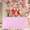 Table Skirt Tulle Wedding Cover Gauze Cake Decoration Birthday Year Party Surround