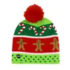 Cappello lavorato a maglia di Natale a LED per bambini Adulti Babbo Natale Pupazzo di neve Renna Alce Festival Cappelli Regali per feste di Natale Berretto Cappelli firmati Berretto da uomo e da donna q110