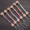 BEECH Wood Chew Bead Clips Clips łańcuch pentagram manekin łańcucha łańcucha SOOTORM CHINES STRIPLE DO BABY CHEW Ząbek