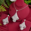 Ensembles de bijoux de mariage missvikki célèbre marque charmes faisant pour les femmes déclaration collier boucles d'oreilles accessoires 230921