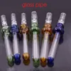 Atacado Gourd Glass Hand Pipe Mix Colorido Forma de Crânio Cigarro Bat Um Hitter Tubos Tubo para Fumar Tabaco Cachimbos de Mão Acessórios de Hookah