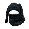 Beanie/Skull Caps Beanieskl adts Rabbit ear Hat Funny Clava Fluffy Soft Kinitt