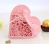 50pcs Candy Candy Favors Chocolate Favor Boîtes avec un emballage cadeau Boîte à ruban Décoration de mariage Dragees Box Emballage