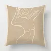 Kudde Nordic Morandi Home Decoration Autumn Pillow Case SOFA Cover 45x45cm 45 50x50 60x60cm 40x40 35x35 Hall