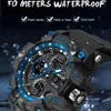 Sanda New G Style S Shock Men Sports Watches Big Dial Luxury LED Digital Military Waterproof Write Watches 210303346a