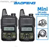 Walkie Talkie 2pcs baofeng BF T1 Mini Walkie Talkie Ham radio comunicador Two way radios Portable profesional cb radio stations transceiver HKD230922