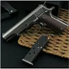 1911 سبيكة الهلام المائية مكوم للمعادن Airsoft Toy Gun Model Model for ADTS Collection Movie Props Toy Ratio 1: 2.05 أفضل جودة