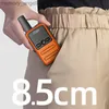 Walkie talkie 1/2/3 st mini walkie talkie tablett freetalk telefon bärbara cellphones pad leksak 1 ~ 5 km uhf gåva tvåvägs sändare talki walki uv5r hkd230922