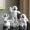 Dekorative Objekte Figuren 3 Stücke Kreative Harz Astronaut Ornament Figur Statue Spaceman Desktop Dekor Modellierung Kinder Geschenk Home Dekoration 230922