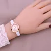 Zegarek na rękę małe damskie zegarek Japan Quartz Rhinestones Godziny prosta moda sukienka zegarowa bransoletka