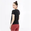 Yoga Outfit Vrouwen Fitness T-shirt Nieuwe Stijl Sport Tops Gym Korte Mouw Top Mesh Sportkleding Drop Levering Buiten benodigdheden Dhwsa