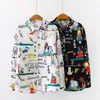 Damesblouses Overhemden Lente Dames Cartoon doodle Print Chiffon Blouse Herfst Wit overhemd met lange mouwen Vintage Losse tops Feminina Blusa T9D74 230921