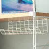 Storage Holders Racks Under Wire Cable Shelf Basket Desk Rack Electric Organizer Box Hanging Storage Cabinet Holder Tray Sliding Management 230921